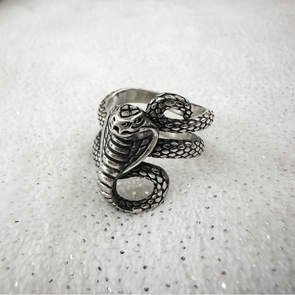 RICHSTEEL Cobra Snake Ring Size 11 - Picture 3 of 8